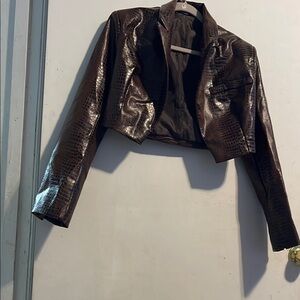 Missguided + Brown Blazer Jacket